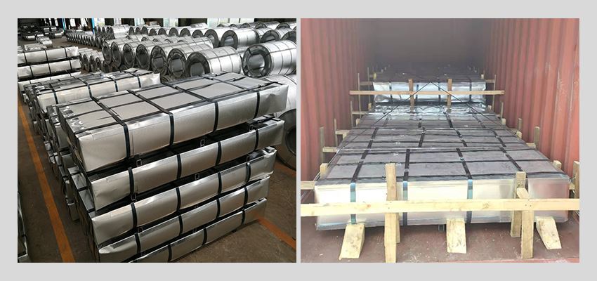 Packaging and Container Loading Aluzinc Steel Corrugated Roofing Sheet