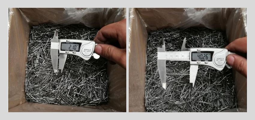 Headless Iron Nail quality inspection