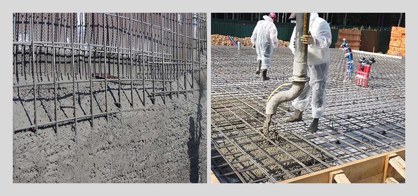 Galvanized Concrete Mesh application