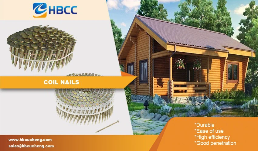 Screw Wire Coil Nail features Screw Wire Coil Nail features
